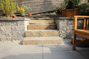 Landscaping services retaining walls and steps victoria bc